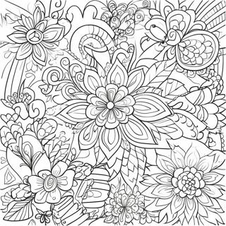 Colorful Papel Picado Designs Coloring Page 12817-10384