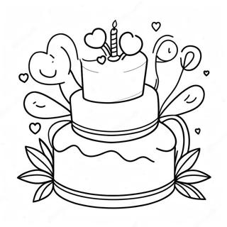 Happy Anniversary Coloring Pages