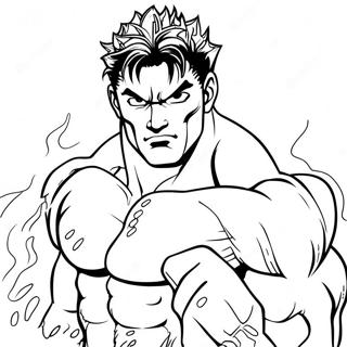 Baki Coloring Page 12836-10397