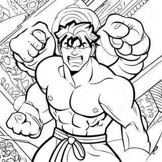 Baki Coloring Page 12836-10400