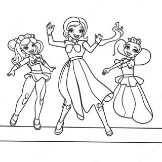 Ice Spice Performing On Stage Coloring Page 12847-10405