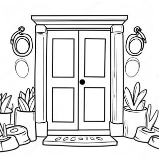 Roblox Doors Rush Coloring Page 12856-10411