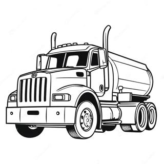 Diesel Truck Coloring Pages