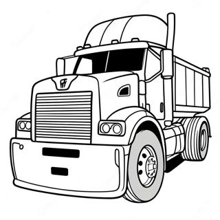 Diesel Truck Coloring Page 12866-10418