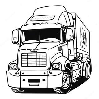 Diesel Truck Coloring Page 12866-10419