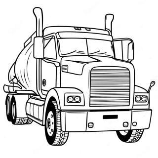 Diesel Truck Coloring Page 12866-10420