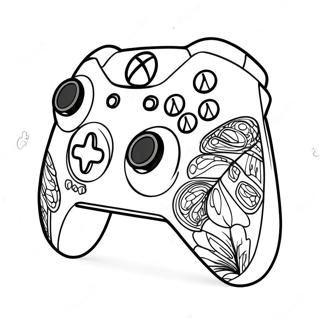 Xbox Controller Coloring Page 12876-10426