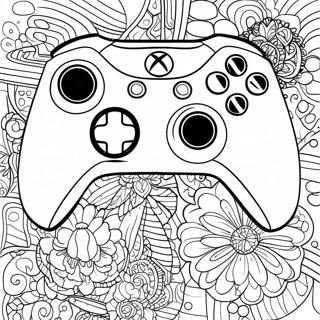 Xbox Controller Coloring Page 12876-10428