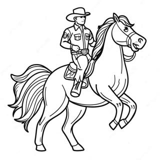 Bronco Coloring Page 1291-1075