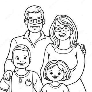 Happy Family Life Coloring Page 12927-10467