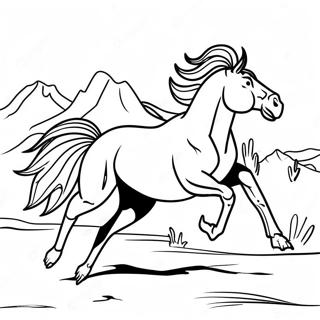 Bronco Coloring Pages