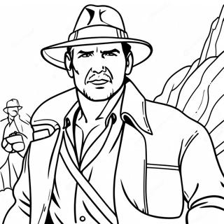 Indiana Jones Adventure Coloring Page 12946-10477