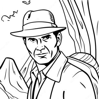 Indiana Jones Adventure Coloring Page 12946-10478