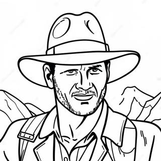 Indiana Jones Adventure Coloring Page 12946-10480