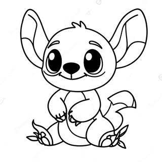 Stitch Halloween Coloring Page 12966-10503