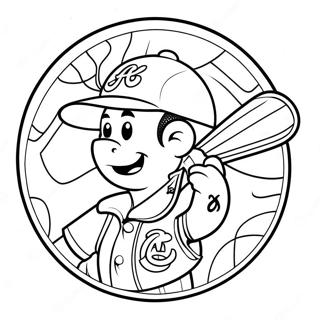 Atlanta Braves Logo Coloring Page 12986-10516