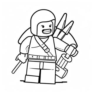 Lego Fortnite Character Coloring Page 13016-10534