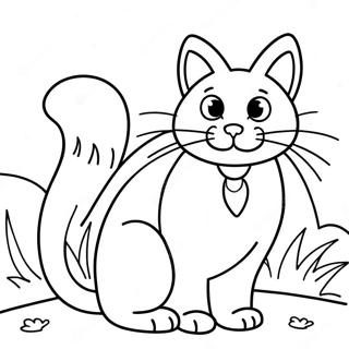 Stray Cat Coloring Page 13096-10593