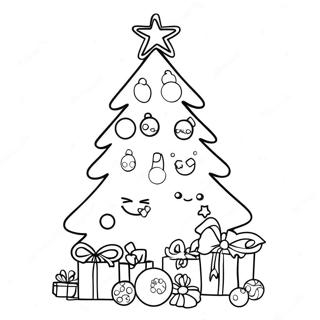 Anime Christmas Coloring Pages