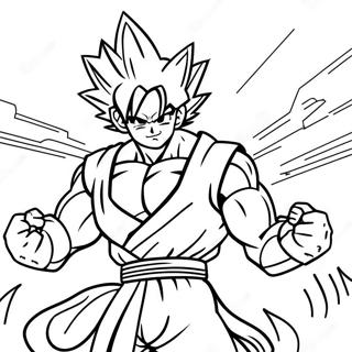 Goku In Epic Battle Coloring Page 13137-10630