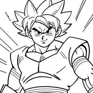 Goku In Epic Battle Coloring Page 13137-10632