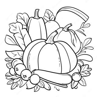 Thanksgiving Church Service Coloring Page 13146-10633