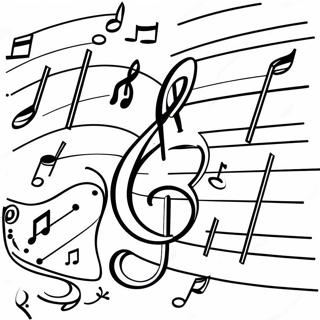 Kindergarten Music Coloring Pages