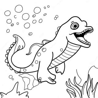 Sea Monster Coloring Page 13196-10675