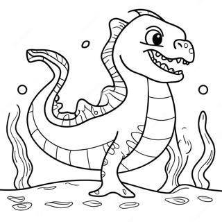 Sea Monster Coloring Page 13196-10676