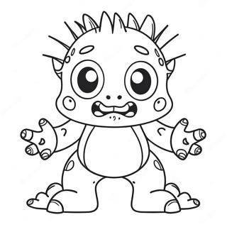 Monster Coloring Page 131-103