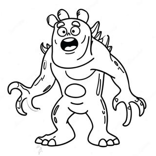 Monster Coloring Page 131-104