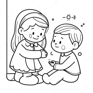 Kindness And Empathy Coloring Page 13207-10687