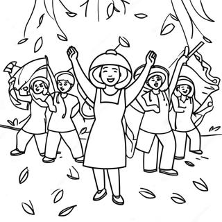 May Day Coloring Pages