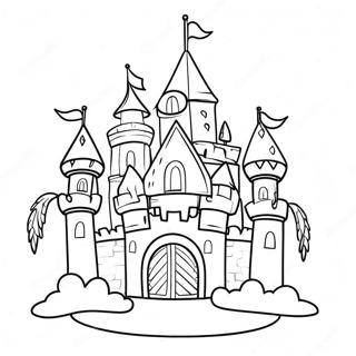 Princess Castle Coloring Page 13266-10729