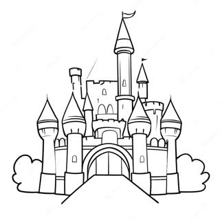 Princess Castle Coloring Page 13266-10730