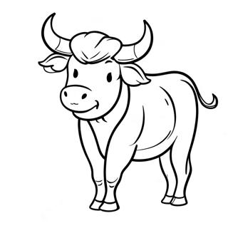 Bull Coloring Pages