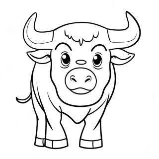 Bull Coloring Page 13286-10742