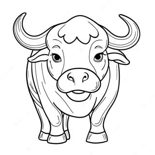 Bull Coloring Page 13286-10744