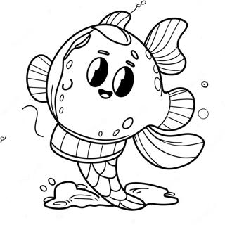 Fishstick Fortnite Dance Pose Coloring Page 13307-10765