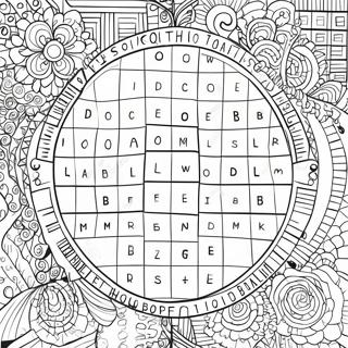 Word Search Coloring Page 13326-10780