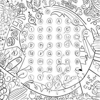 Fun Word Search Coloring Page 13327-10785