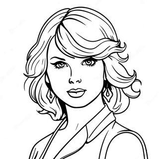 Taylor Swift Speak Now Coloring Pages