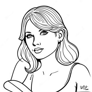 Taylor Swift Speak Now Coloring Page 13346-10790