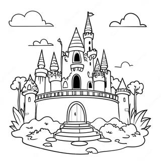 Taylor Swift Enchanted Castle Coloring Page 13347-10794