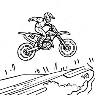 Supercross Dirt Bike Coloring Pages