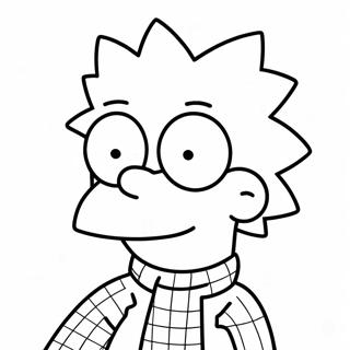 Trippy Bart Simpson Coloring Page 13386-10839