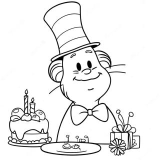 Happy Birthday Dr Seuss Coloring Page 13406-10850