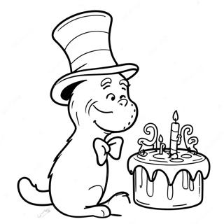 Happy Birthday Dr Seuss Coloring Page 13406-10851