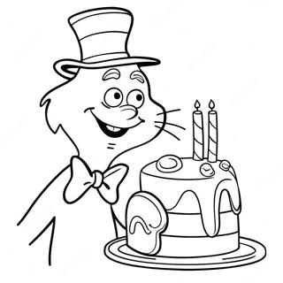 Happy Birthday Dr Seuss Coloring Page 13406-10852