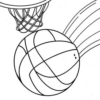 March Madness Basketball Coloring Page 13416-10847